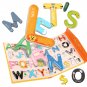 Baby Montessori Wooden Education Fridge Magnet 26 Alphabet Toys Learn Letter Matching