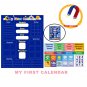Circle Learning Education Time Center Calendar Cards Classroom Development Pocket