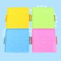 4Pcs/Set Nail Geoboards with with Rubber Bands Kids Montessori Math