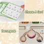 Montessori Color Sorting Math Toys Kids Magnetic Pen Moving Bead Games