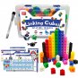 Montessori Rainbow Math Link Cubes Educational Toy Boxed
