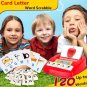 Kids Toys Words Cards Toys Learn English Word Game Montessori Wor