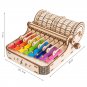 DIY Hand Rattle 8-Note Percussion Kids Music Toys Wooden Assembly Musical