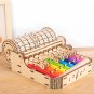 DIY Hand Rattle 8-Note Percussion Kids Music Toys Wooden Assembly Musical
