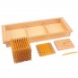 Montessori Math Educational Toys Gold Beads Material Symbols With Trays Kids