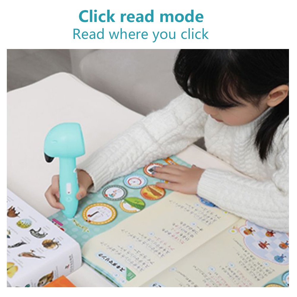 Smart Reading Pen 32G English&Chinese Pronunciation Educational Reading Books Flashcards Baby Kids