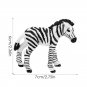 Zebras Toy Figurine Stimulated Zebras Animal Figurine Animal Kingdom Wild Figure