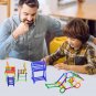 Building Toys Kids 250 Pcs Construction Building Sticks Educational Math Connecting Tubes Toy Kids