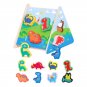Shape Sorter Toy Cartoon Shape Matching Game Montessori Early Learning Toys For Toddlers Fine Motor