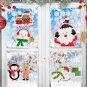 Christmas Window Sticker 9 Sheets Of Christmas Santa Window Sticker Decals Door