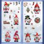 Christmas Window Sticker 9 Sheets Of Christmas Santa Window Sticker Decals Door