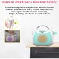 Kids Karaoke Machine with 1 Microphones Rechargeable Toys for ChildrenToddlers Build in LED Light