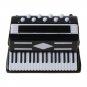 Dollhouse Wooden Accordion Miniature Musical Instruments Model Collection Home Decor Toys