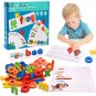 Children Puzzle Wooden Spelling Word Kids Letter Games Kindergarten Teaching Aids English