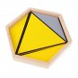 Wooden Montessori Constructive Triangles Triangle Matching Toy