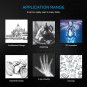 KaKBeir A5 Digital Drawing Tablet LED Light Box Graphic Tablets Pad Tracing Graphics