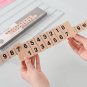 Wooden Math Arithmetic 1-10 Addition Subtract Learning Ruler Scientific Rail Design Ruler Kids