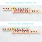 Wooden Math Arithmetic 1-10 Addition Subtract Learning Ruler Scientific Rail Design Ruler Kids
