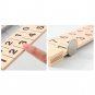 Wooden Math Arithmetic 1-10 Addition Subtract Learning Ruler Scientific Rail Design Ruler Kids