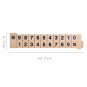 Wooden Math Arithmetic 1-10 Addition Subtract Learning Ruler Scientific Rail Design Ruler Kids
