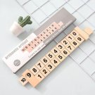 Wooden Math Arithmetic 1-10 Addition Subtract Learning Ruler Scientific Rail Design Ruler Kids