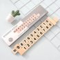 Wooden Math Arithmetic 1-10 Addition Subtract Learning Ruler Scientific Rail Design Ruler Kids