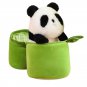 Bamboos Panda Animals Plush Toys Kawaii Cartoon Creative National Treasure Souvenirs Into Dolls