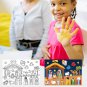 Christmas Nativity Diy Scene Stickers Set Jesus Birth DIY Kids Religious Education