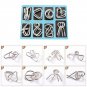 Q81A Chinese 9 Ring Puzzle Metal Puzzle Intelligence Buckle Lock Toy