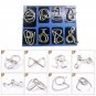 Q81A Chinese 9 Ring Puzzle Metal Puzzle Intelligence Buckle Lock Toy