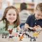 Farm Animal Figurine 12pcs Realistic Simulated Poultry Action Figure Farm