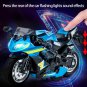 Simulation Alloy Motorcycle Model Toy Vehicle Collection Sound Light Off Road Autocycle