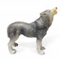 4PCS Wolf Figures Toy Set PVC Jungle Zoo Wolf Animal Figurines Simulation Wolf