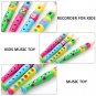 2Pcs 6- hole Flute Descant/ Soprano Recorder Wind Instrument