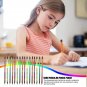 Pencils For Kids Peach Heart Neon Drawing Pencils Black Gift For Kids 12pcs Writing Smoother