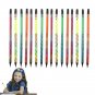 Pencils For Kids Peach Heart Neon Drawing Pencils Black Gift For Kids 12pcs Writing Smoother