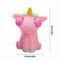 Eye-popping Cartoon Rainbow Horse Toy Ornament Silicone Funny Decompression Ornament