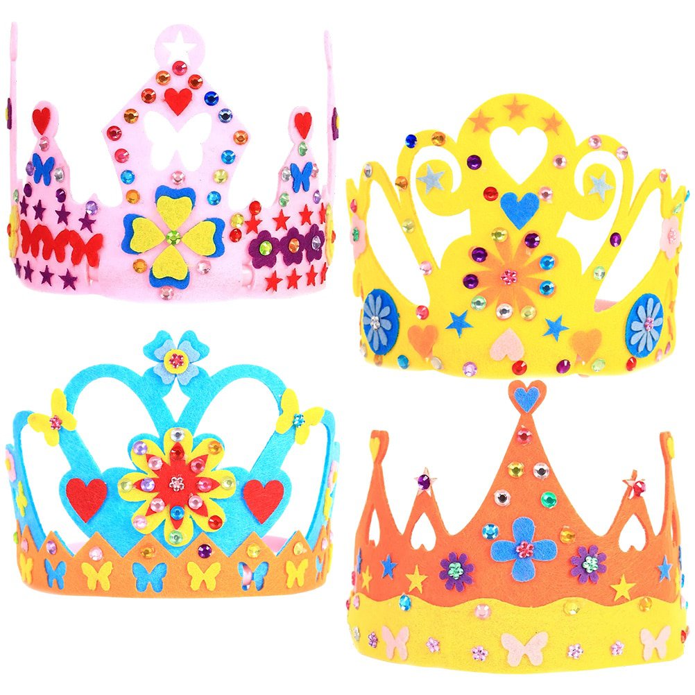 Do It Yourself Kids Crowns Diy Kit Kit Birthday Making Kit Kids Hat Material Materials Props