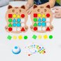 Shape Quick Matching Board Learning Toy, Montessori Educational Toy