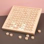Wooden Math Learning Toy Montessori Hundred Counting Board Game Preschool