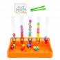 Color Matching Game Fine Motor Skill Toys Cognitive Birthday Gift Beads Games