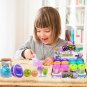 New Hot DIY Canned Set Shakers Rocking Powder Puzzle Toy For Children Shake Powder