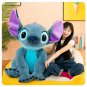 60CM Disney Giant Size Plush Stuffed Doll Lilo&Stitch Cartoon Kawaii Animal Couple Sleeping Pillow