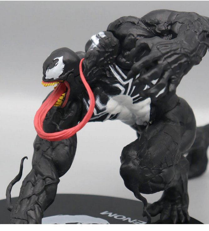 Disney Marvel Avengers Venom Spider Man 18cm Action Figure Anime Decoration Collection Figurine