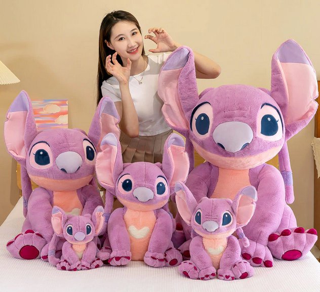 80cm Disney Large Size Lilo & Stitch Stuffed Plush Toy Stitch Doll Soft Kawaii Room Decor