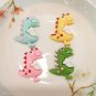 100pcs/lot slime Mini Dinosaurs Flatback For kids toys Slime Filler Charms DIY Scrapbooking Crafts
