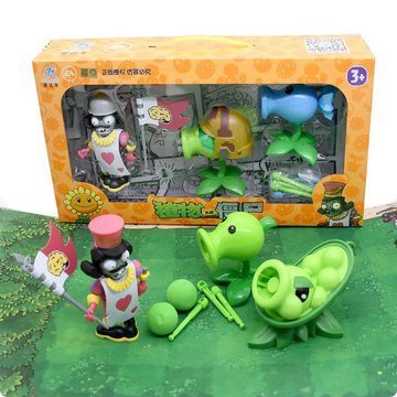 PLANTS VS ZOMBIES 2 Toys Full Set Gatling Pea Sling Pea Snow Pea Poker ...