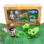PLANTS VS ZOMBIES 2 Toys Full Set Gatling Pea Sling Pea Snow Pea Poker Bucket Zombie