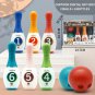 Children's bowling set, toys for children aged 2 and above game gifts, boys and girls with numbers