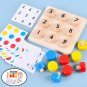 Screw Color Cognitive Toy Montessori Educational Toy for Toddlers and Kids